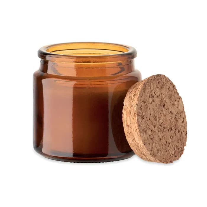 Kerze aus Pflanzenwachs 70g - VALO - Braun