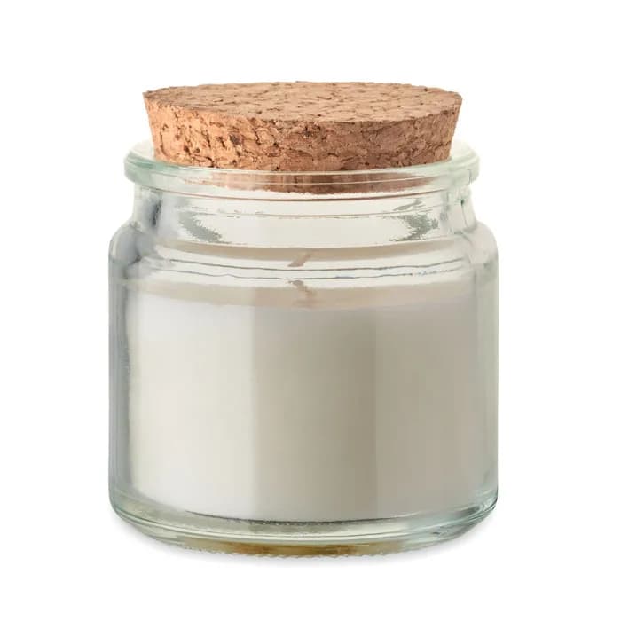 Kerze aus Pflanzenwachs 70g - VALO - Beige