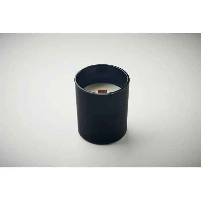 Kerze aus Pflanzenwachs 80 g - KIVAS WOOD - Schwarz