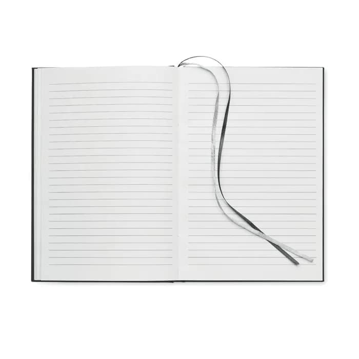 DIN A5 Notizbuch rec. Material - JOURNU - Schwarz