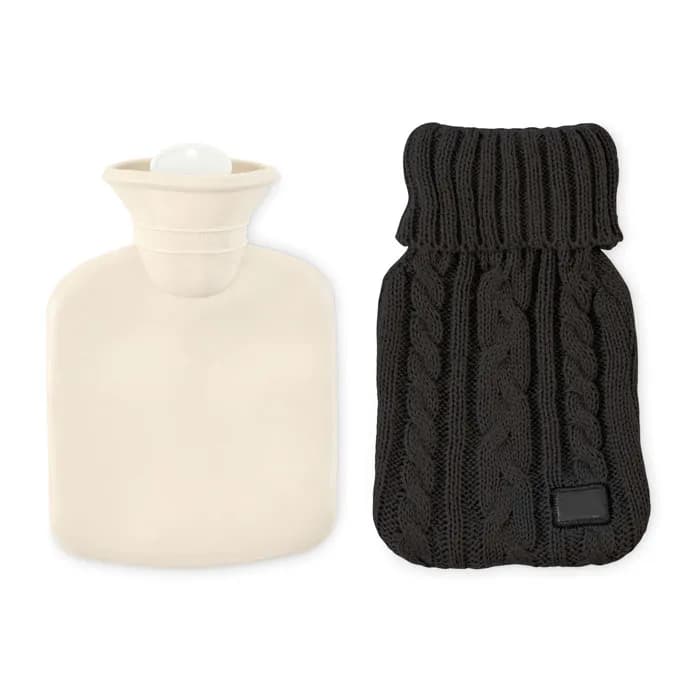 Wärmflasche 400ml - TOASTY - Schwarz