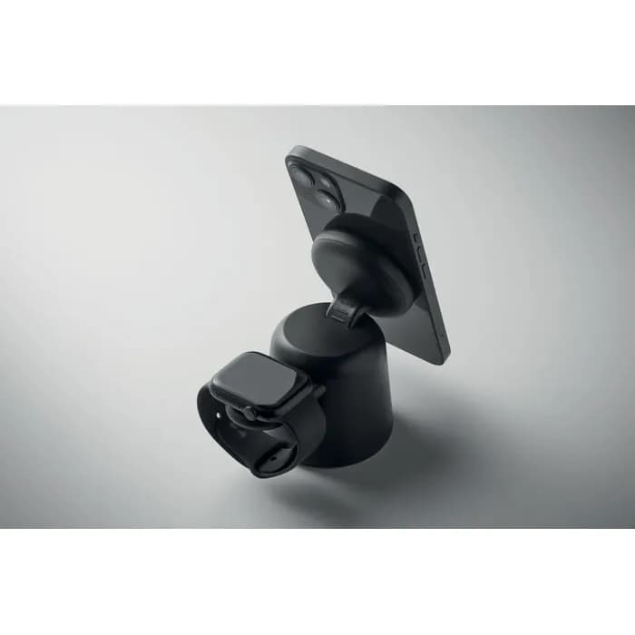 3in1 kabellose Ladestation 15W - SIMPA - Schwarz