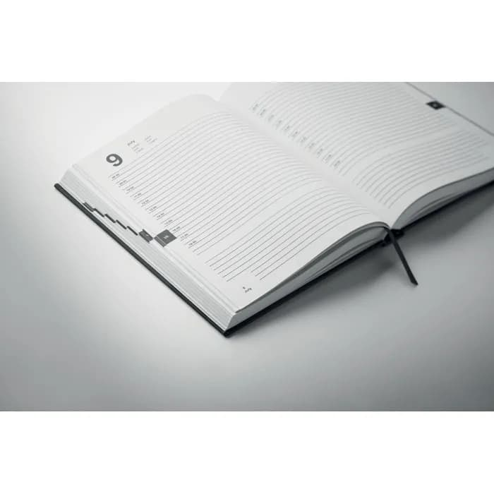 Immerwährender Tagesplaner A5 - ROUTINE - Schwarz
