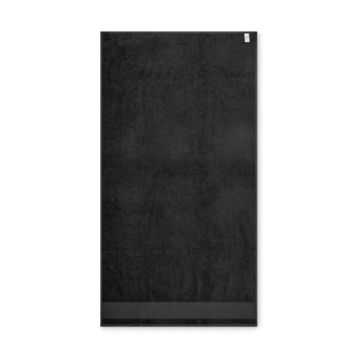 Badetuch Baumwolle - ISLAND 70 - Schwarz