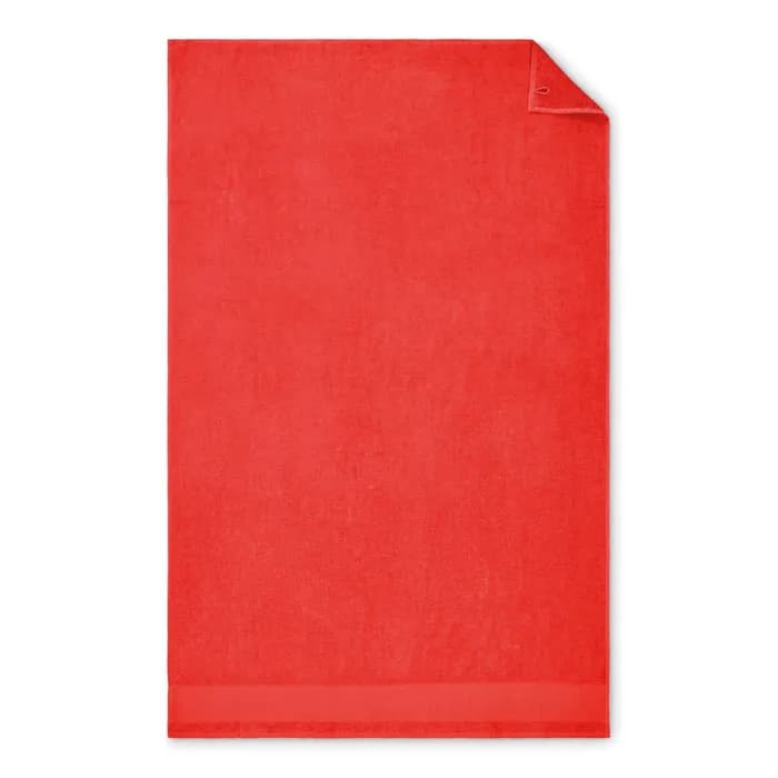 Badetuch aus Baumwolle - ISLAND 100 - Rot