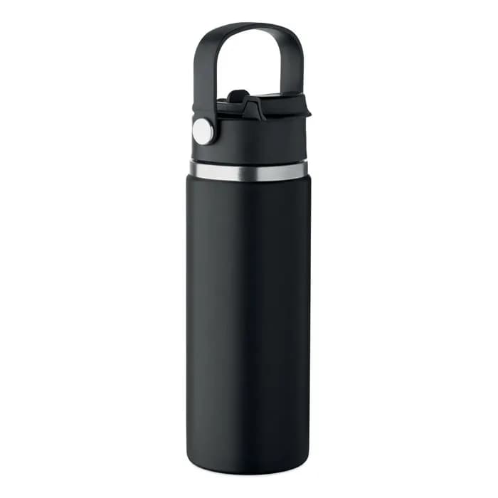 Isolierflasche 500 ml - SUMA GRIP - Schwarz