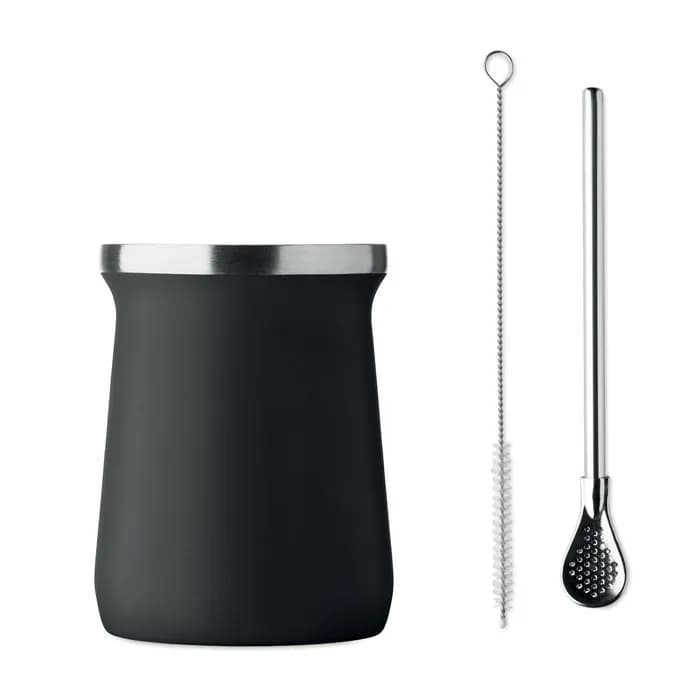 Yerba-Mate-Becher 240ml - MIYERBA - Schwarz