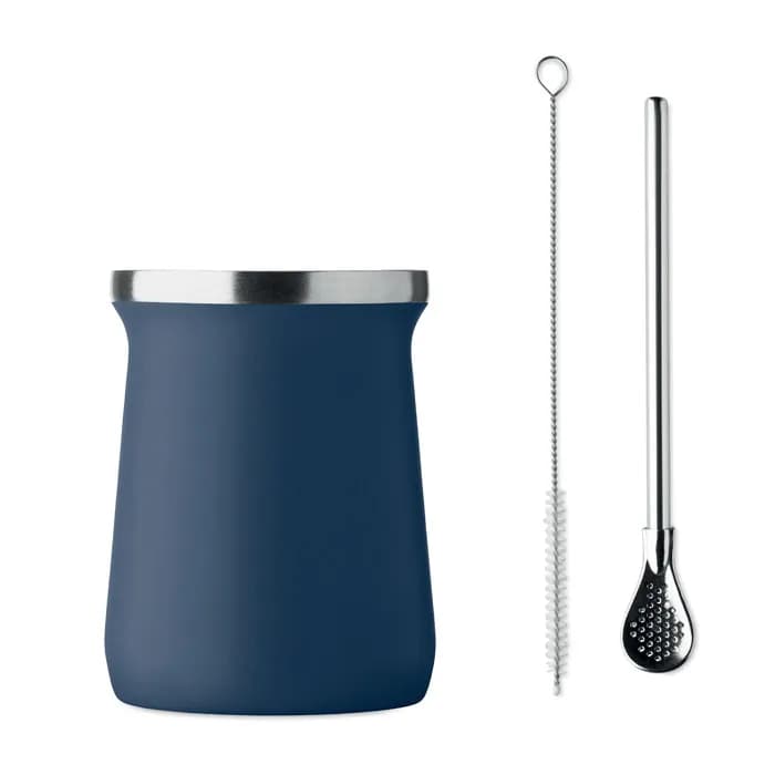 Yerba-Mate-Becher 240ml - MIYERBA - Marineblau