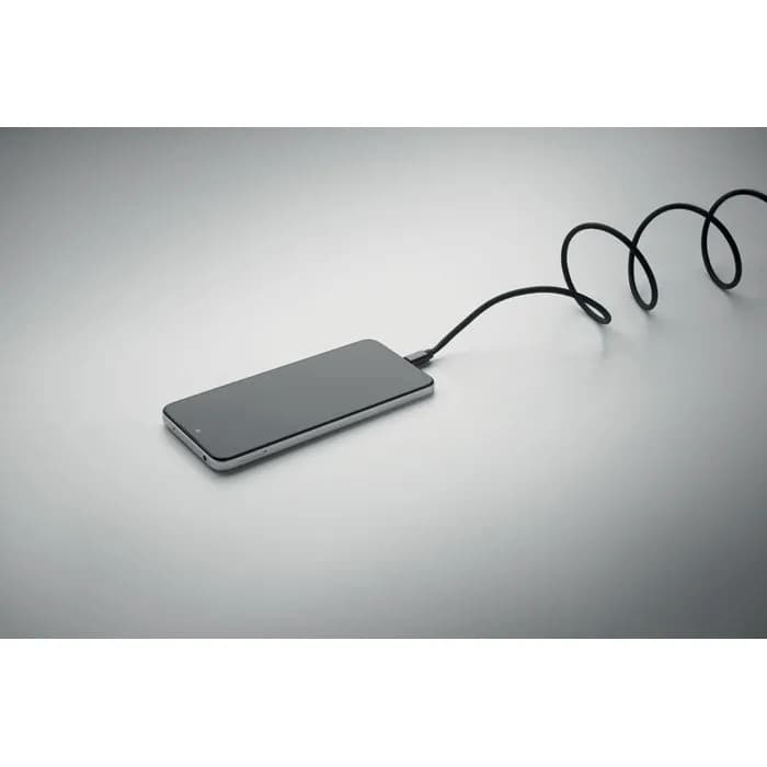 Magnetisches Kabel RPET - BRAID - Schwarz