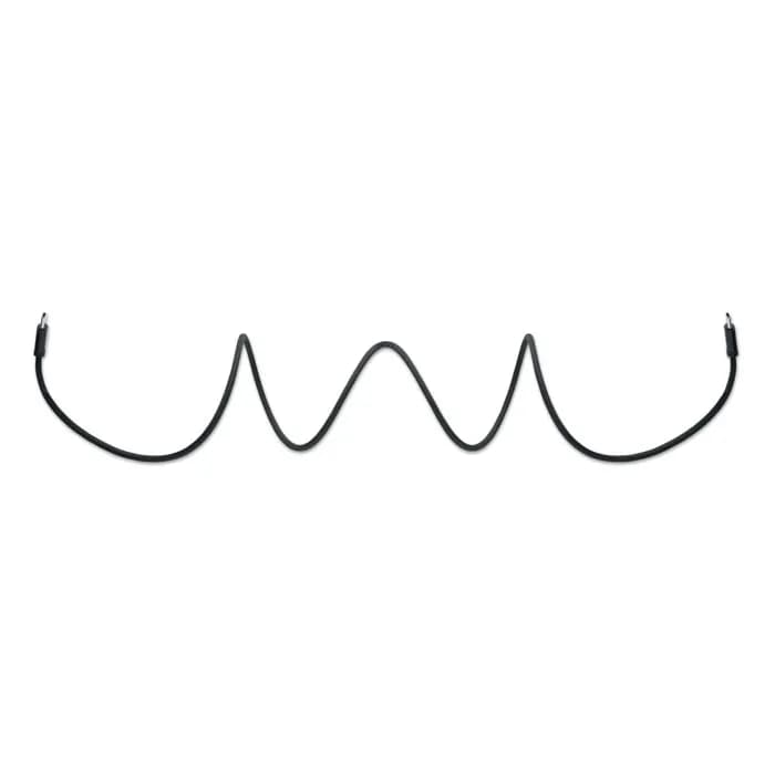 Magnetisches Kabel RPET - BRAID - Schwarz