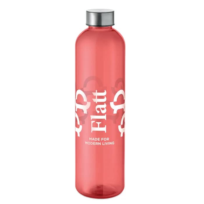 Trinkflasche RPET 1000ml - UTAH REMAX - Transparent Rot