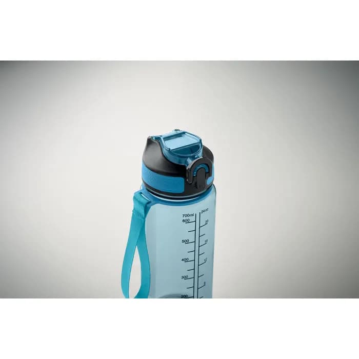 Sport-Trinkflasche 700ml - ENKEL - Transparent Hellblau