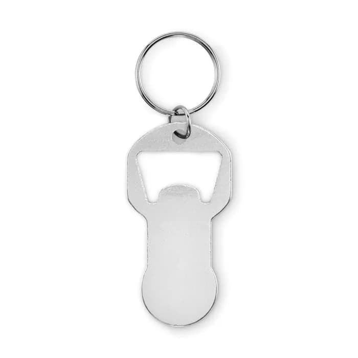 Schlüsselring mit Kapselheber - CLAVE - Silber