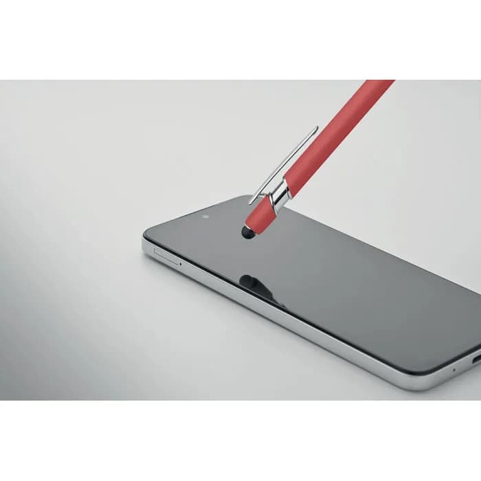 Druckkugelschreiber mit Stylus - SIPARO - Rot