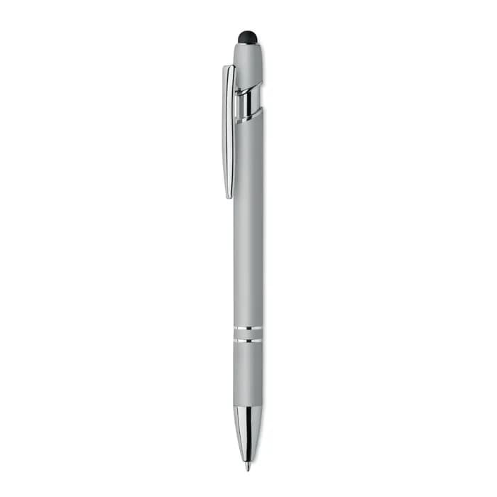 Druckkugelschreiber mit Stylus - SIPARO - Silber