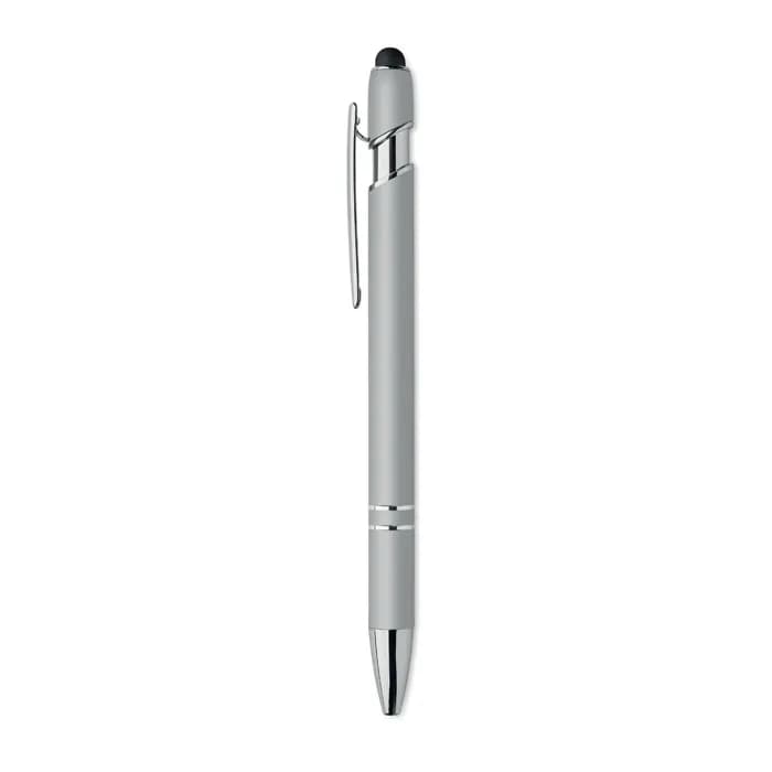 Druckkugelschreiber mit Stylus - SIPARO - Silber
