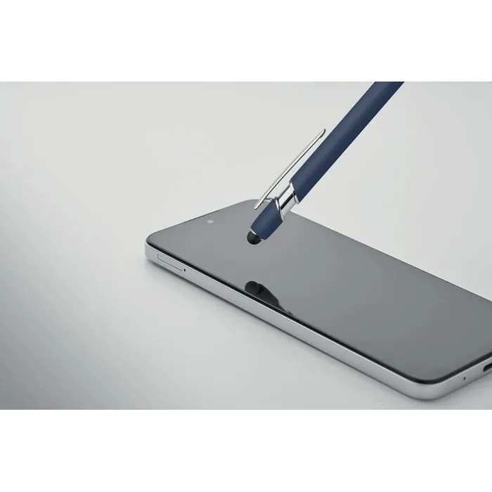 Druckkugelschreiber mit Stylus - SIPARO - Marineblau