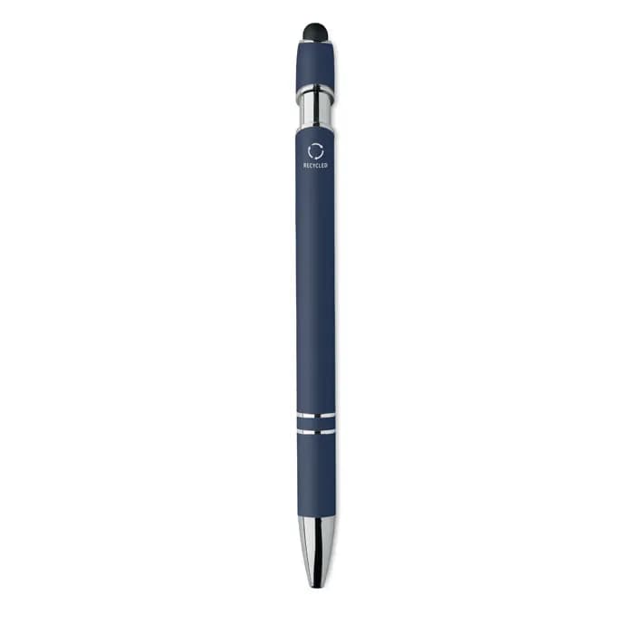 Druckkugelschreiber mit Stylus - SIPARO - Marineblau