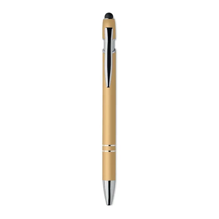 Druckkugelschreiber mit Stylus - SIPARO - Golden