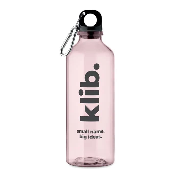 Trinkflasche RPET 500ml - MOSS RE500 - Transparent Pink