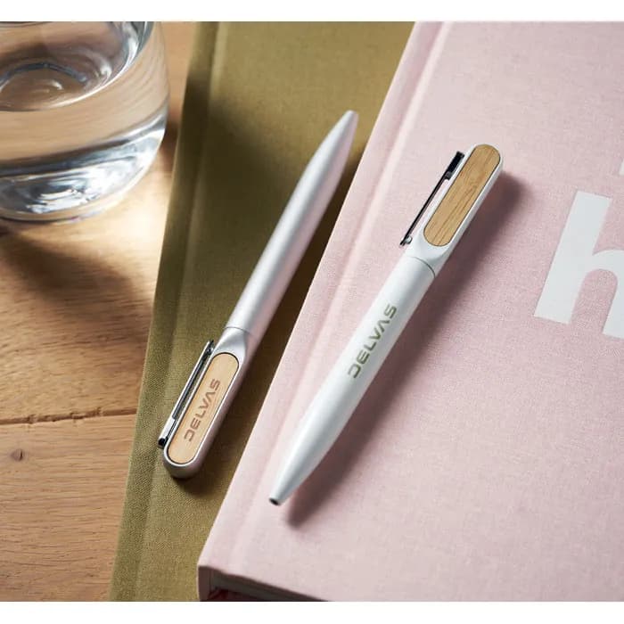 Drehkugelschreiber - ALUBA - Weiß