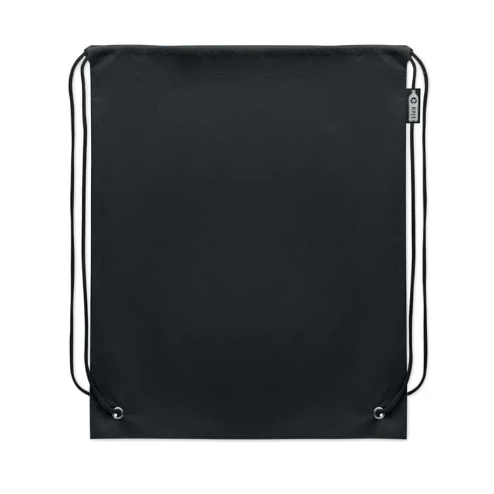 Beutel mit Kordelzug Non Woven - DAFFY RPET - Schwarz