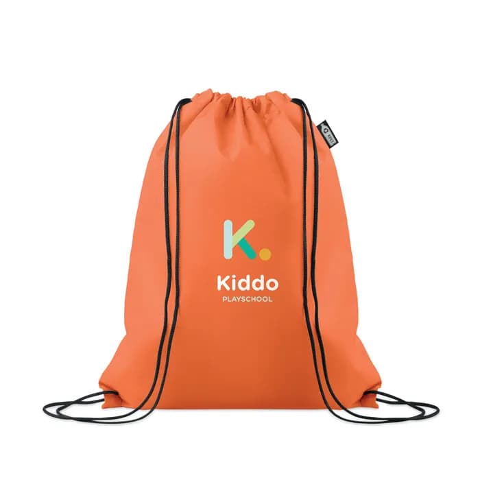 Beutel mit Kordelzug Non Woven - DAFFY RPET - Orange