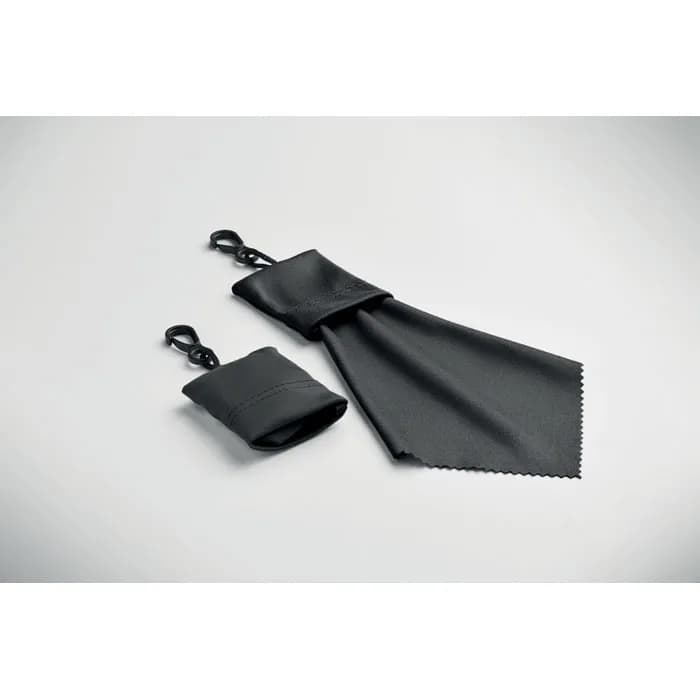 RPET-Reinigungstuch - CLEAR - Schwarz