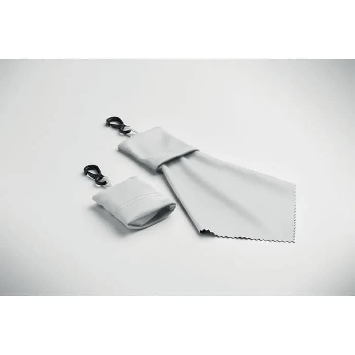 RPET-Reinigungstuch - CLEAR - Weiß