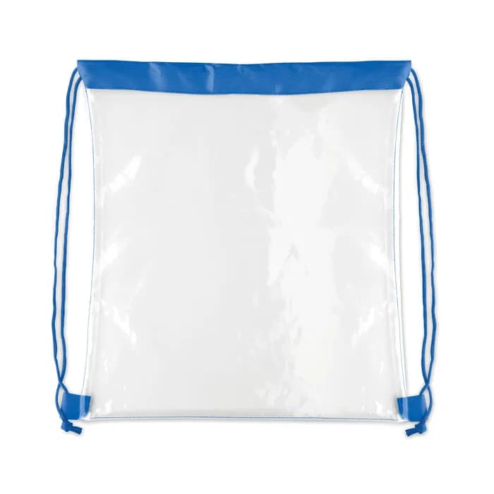 Transparenter Kordelzugbeutel - USEE - Königsblau
