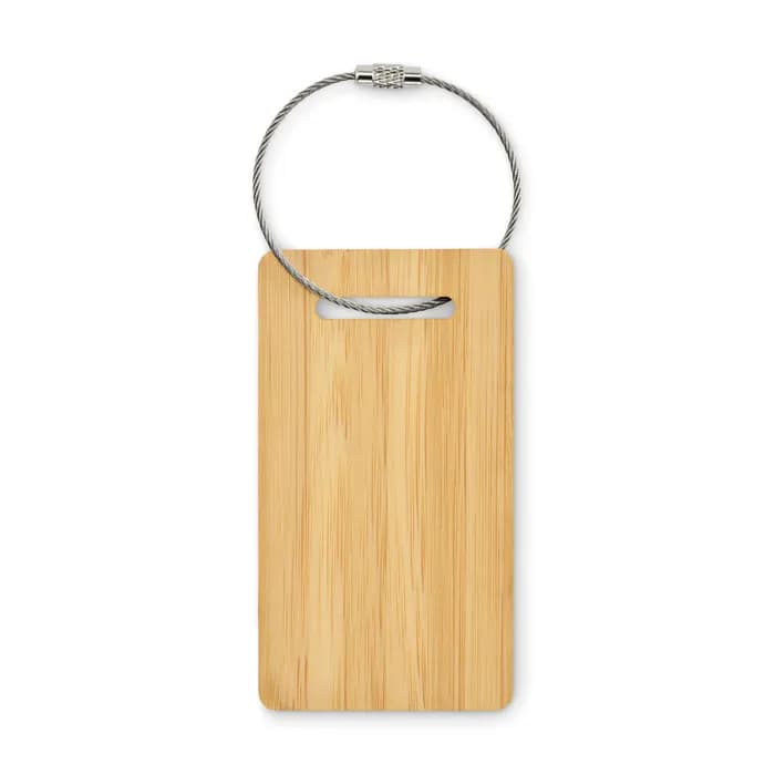 Kofferanhänger aus Bambus - MIO - Holz