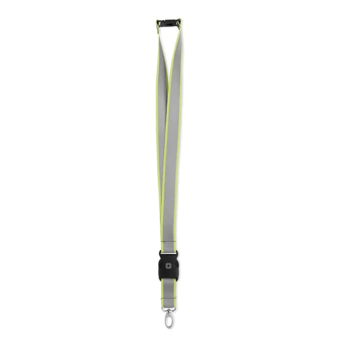 Reflektierendes RPET-Lanyard - TOSEE - Neon Gelb