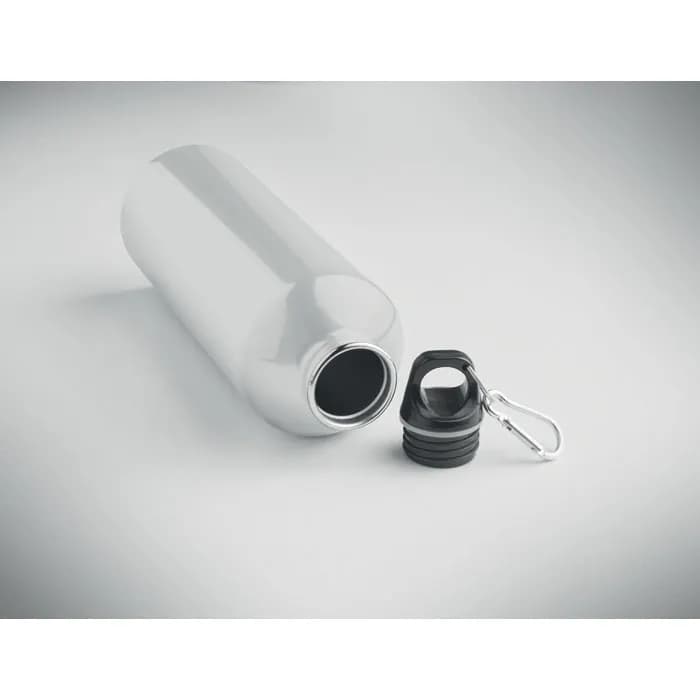 Einwandige Trinkflasche 1000ml - RE-ONE MOSS - Weiß