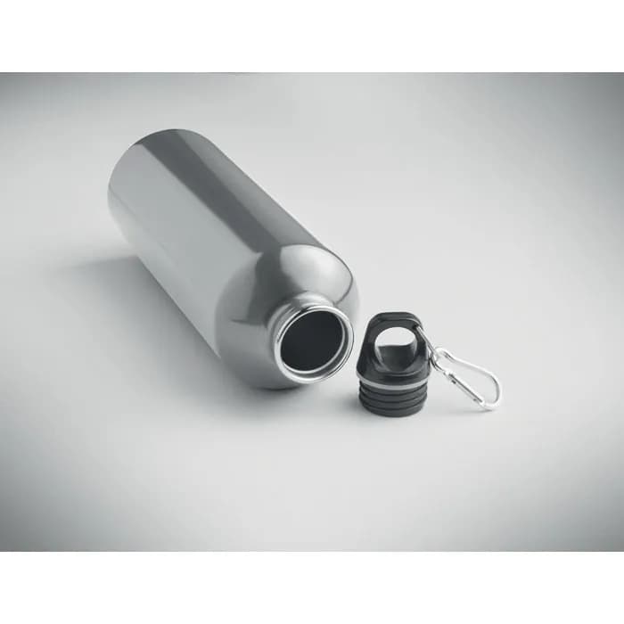 Einwandige Trinkflasche 1000ml - RE-ONE MOSS - Mattsilber