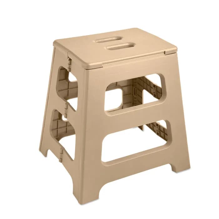Tragbarer, klappbarer Hocker - JAK - Beige