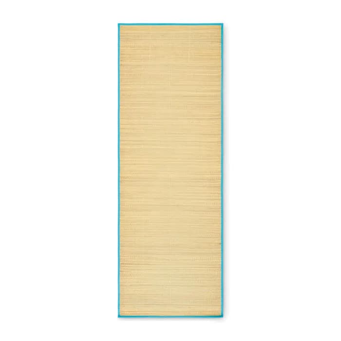 Strandmatte aus Stroh - RAFIA - Türkis