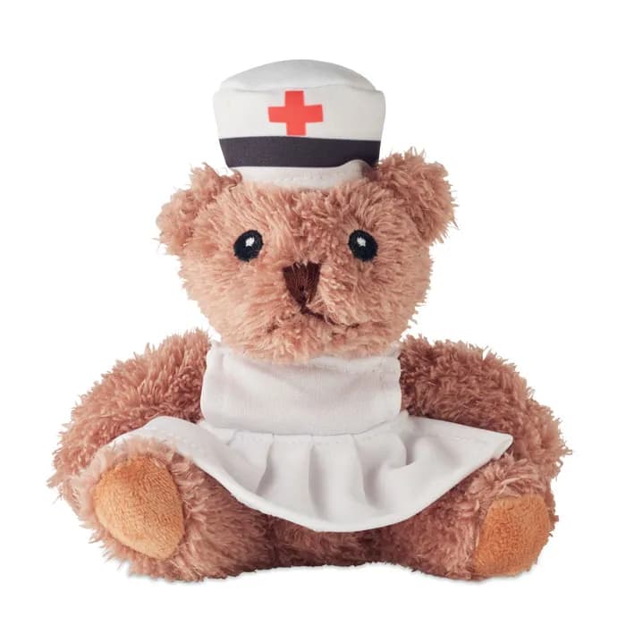 Teddybär Krankenschwester - NURSE - Weiß