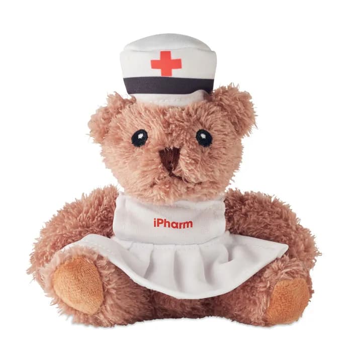 Teddybär Krankenschwester - NURSE - Weiß