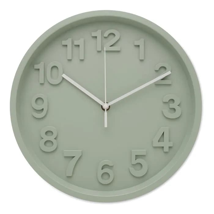 Wanduhr aus PP - MURO - Mintgrün
