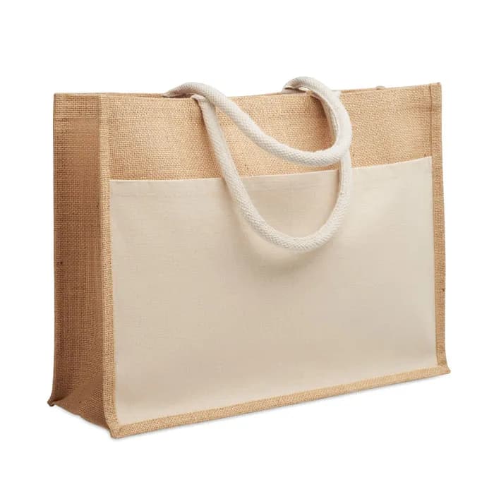 Einkaufstasche aus Jute - BAGA - Beige