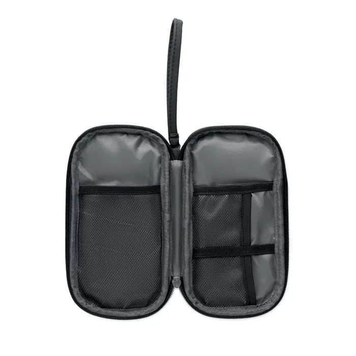 Tech Organizer-Tasche RPET - ALLTHERE - Schwarz