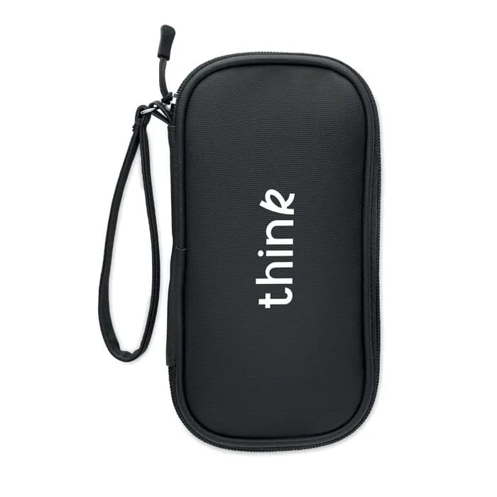 Tech Organizer-Tasche RPET - ALLTHERE - Schwarz