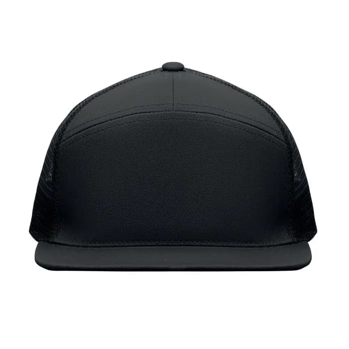 Flache Kappe 7 Panels - BEAD - Schwarz