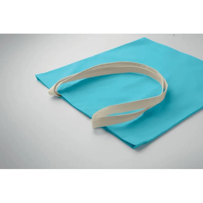 Einkaufstasche aus Baumwolle - ZEVRA COLOUR - Türkis