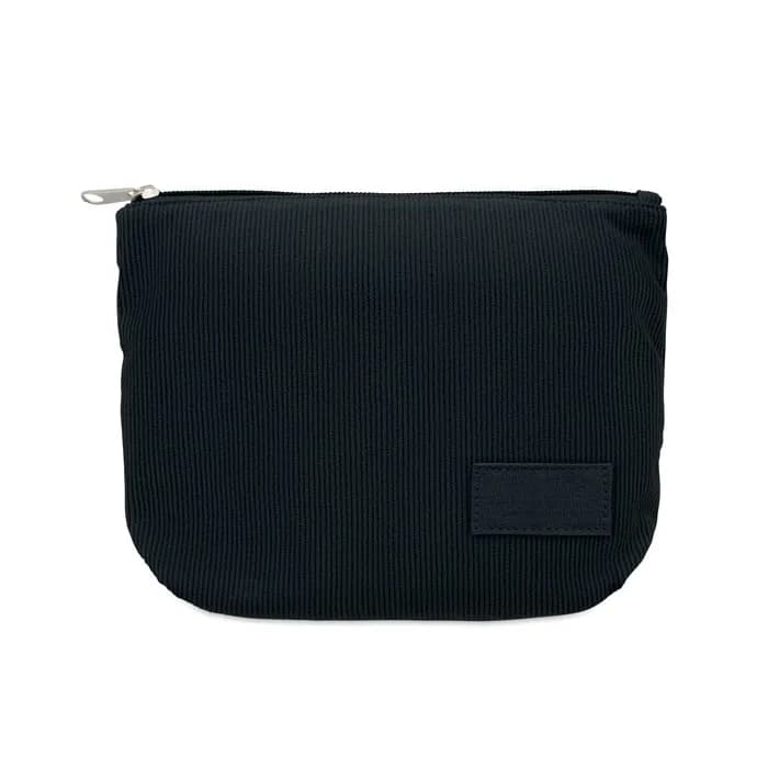 Kosmetiktasche Kord-Polyester - CORDY T - Schwarz