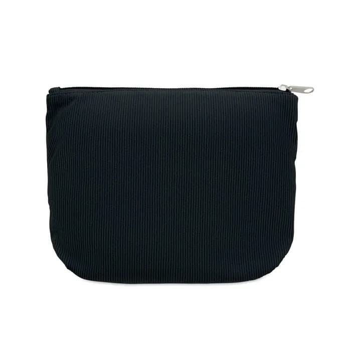 Kosmetiktasche Kord-Polyester - CORDY T - Schwarz