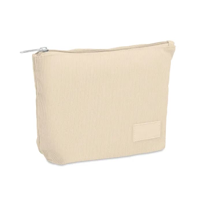 Kosmetiktasche Kord-Polyester - CORDY T - Beige