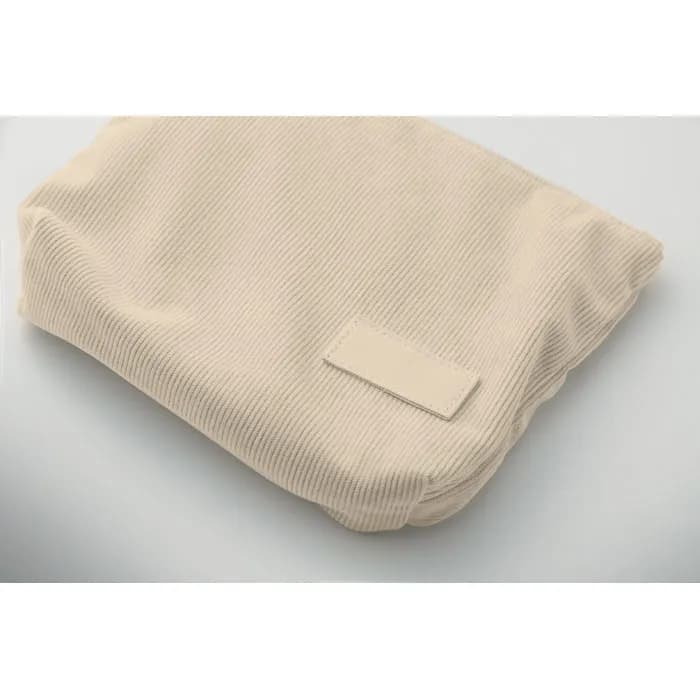 Kosmetiktasche Kord-Polyester - CORDY T - Beige