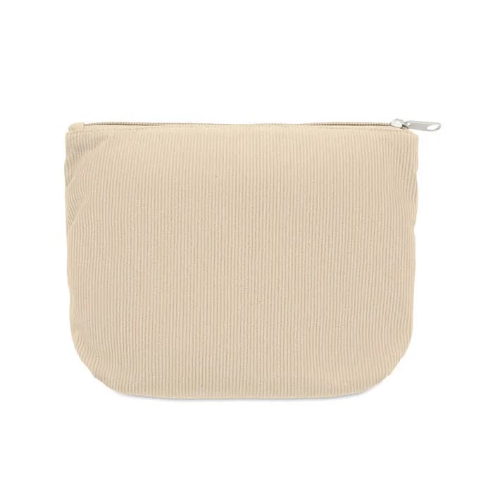 Kosmetiktasche Kord-Polyester - CORDY T - Beige