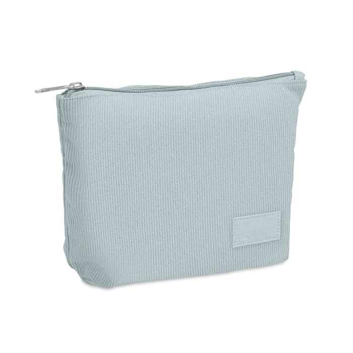 Kosmetiktasche Kord-Polyester - CORDY T - Babyblau